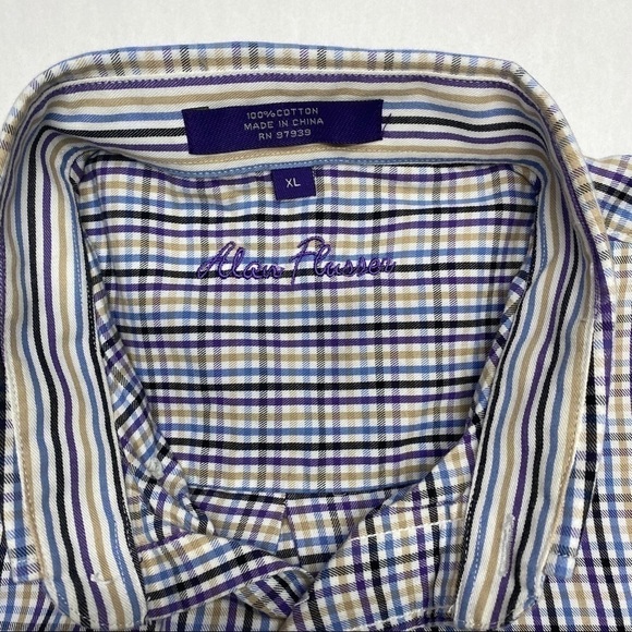 ALAN FLUSSER XL CASUAL DRESS SHIRT - Picture 2 of 4
